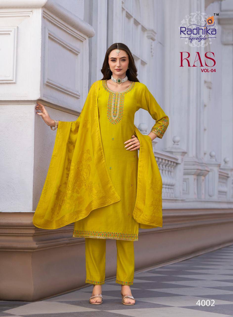 Radhika raas vol-4 Wholesale kurti supplier